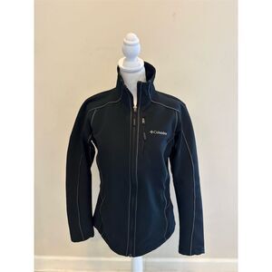 Columbia Women's Softshell Jacket Black Size M‎ Mid-Length Casual Outdoor